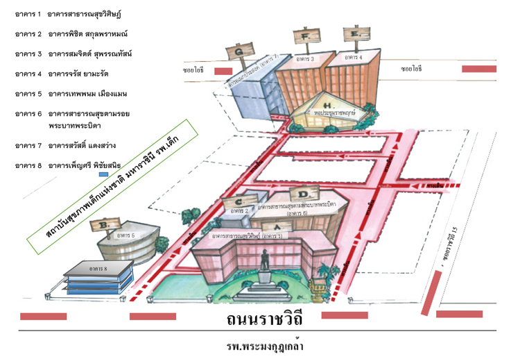 แผนที่คณะสาธารณสุขศาสตร์ มหาวิทยาลัยมหิดล